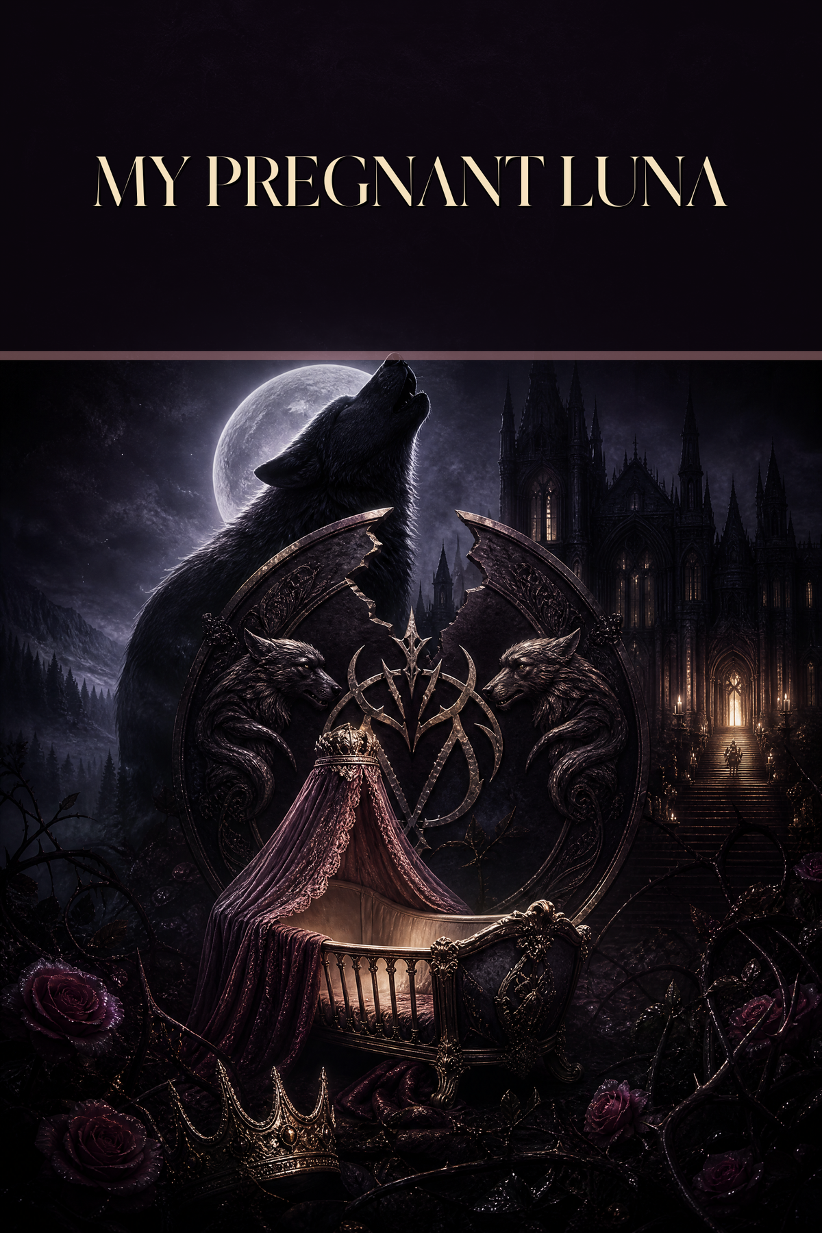My Pregnant Luna - Moonlit Vice Books cover art