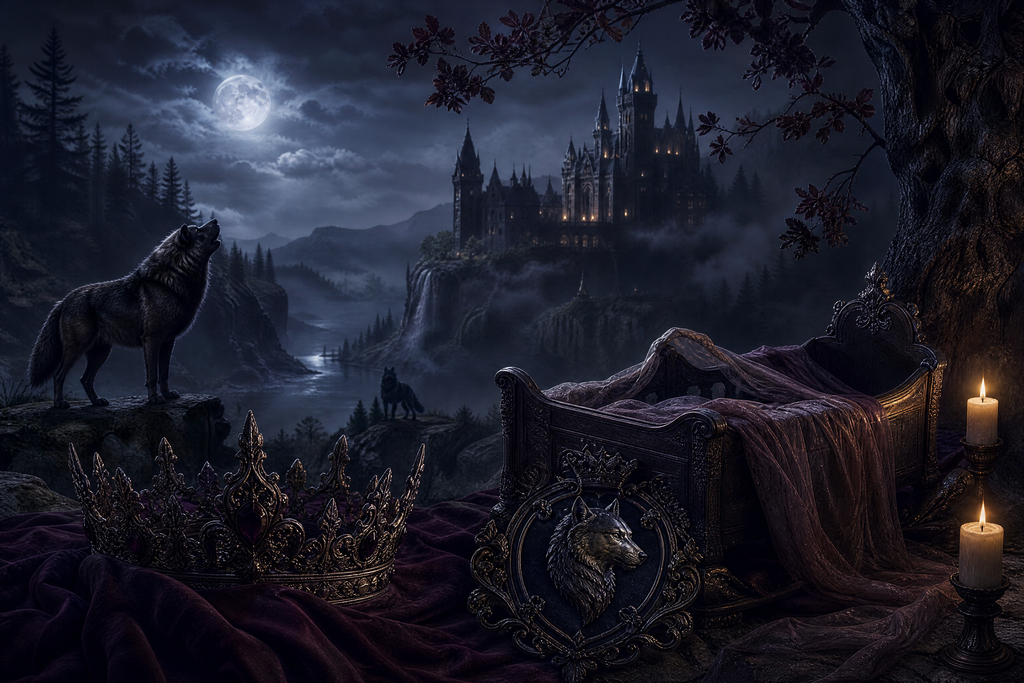 My Pregnant Luna - Moonlit Vice Books mood artwork