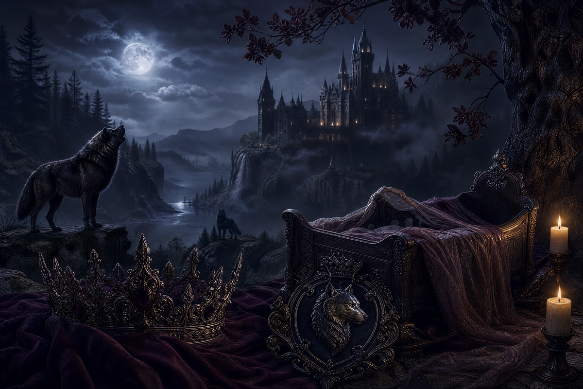 My Pregnant Luna - Moonlit Vice Books mood artwork