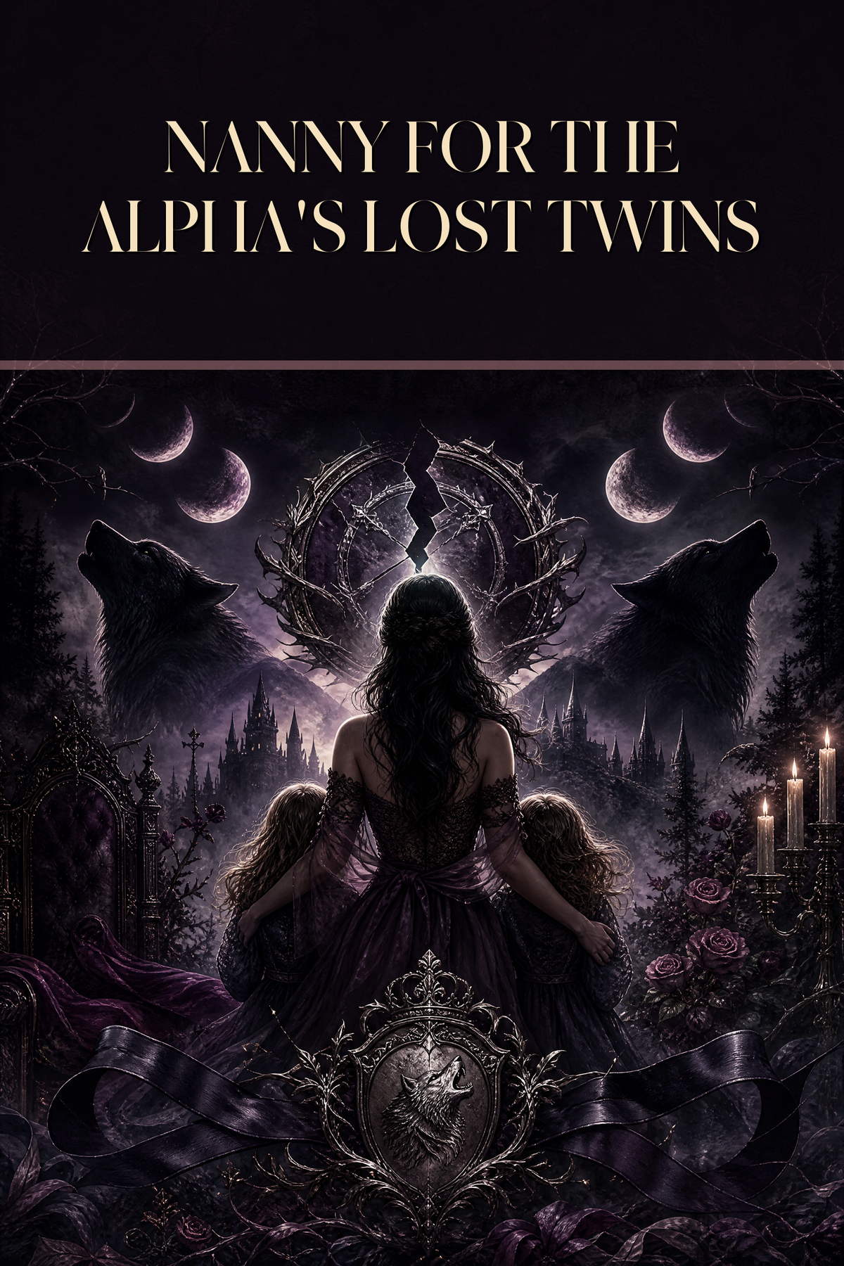 Nanny For The Alpha's Lost Twins - Moonlit Vice Books cover art