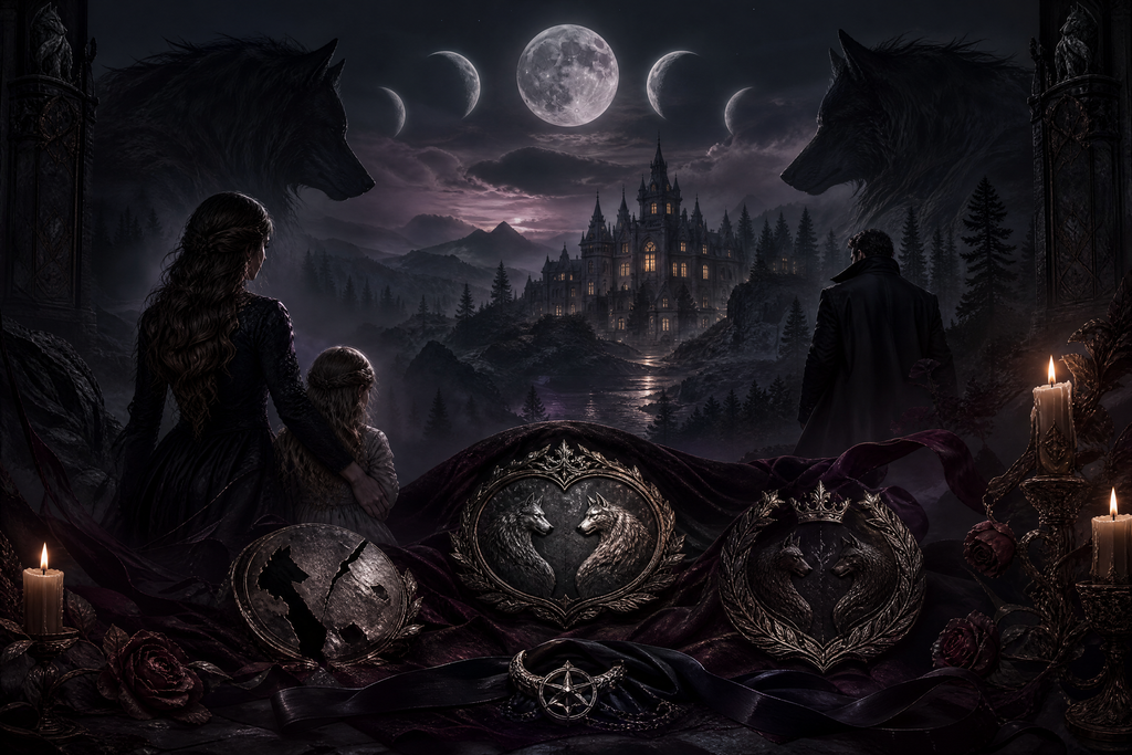 Nanny For The Alpha's Lost Twins - Moonlit Vice Books mood artwork