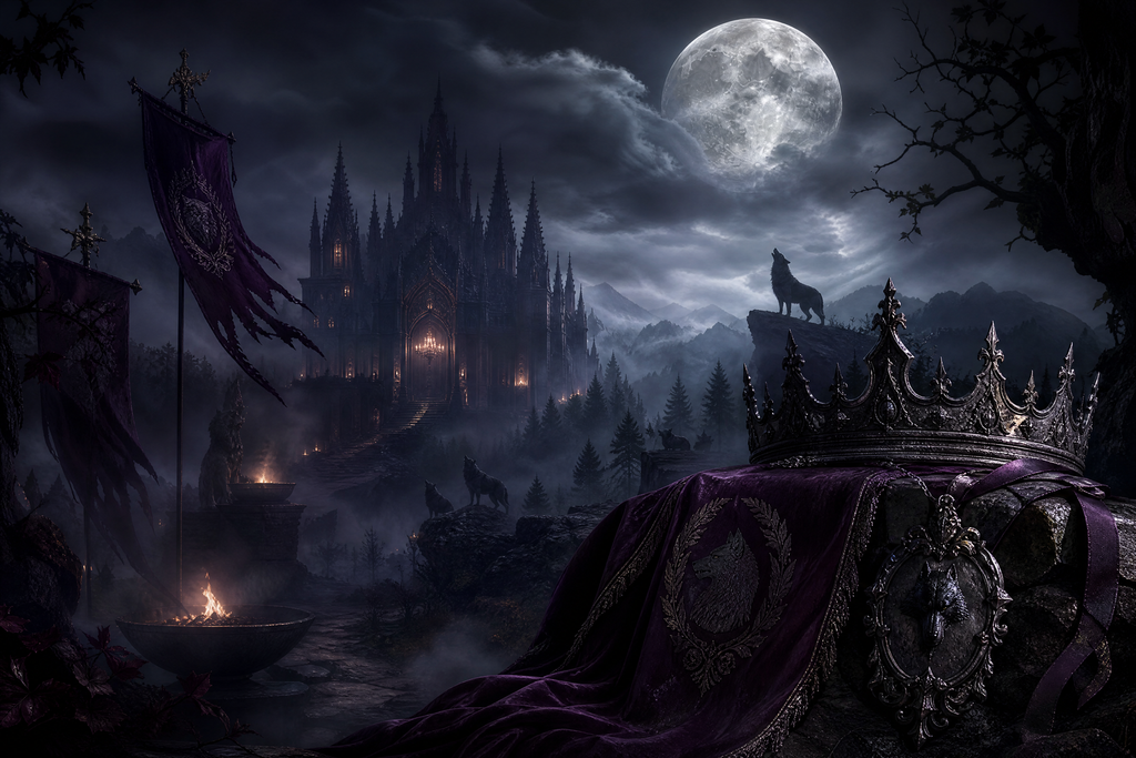 No More Your Little Sister, Alpha King - Moonlit Vice Books mood artwork
