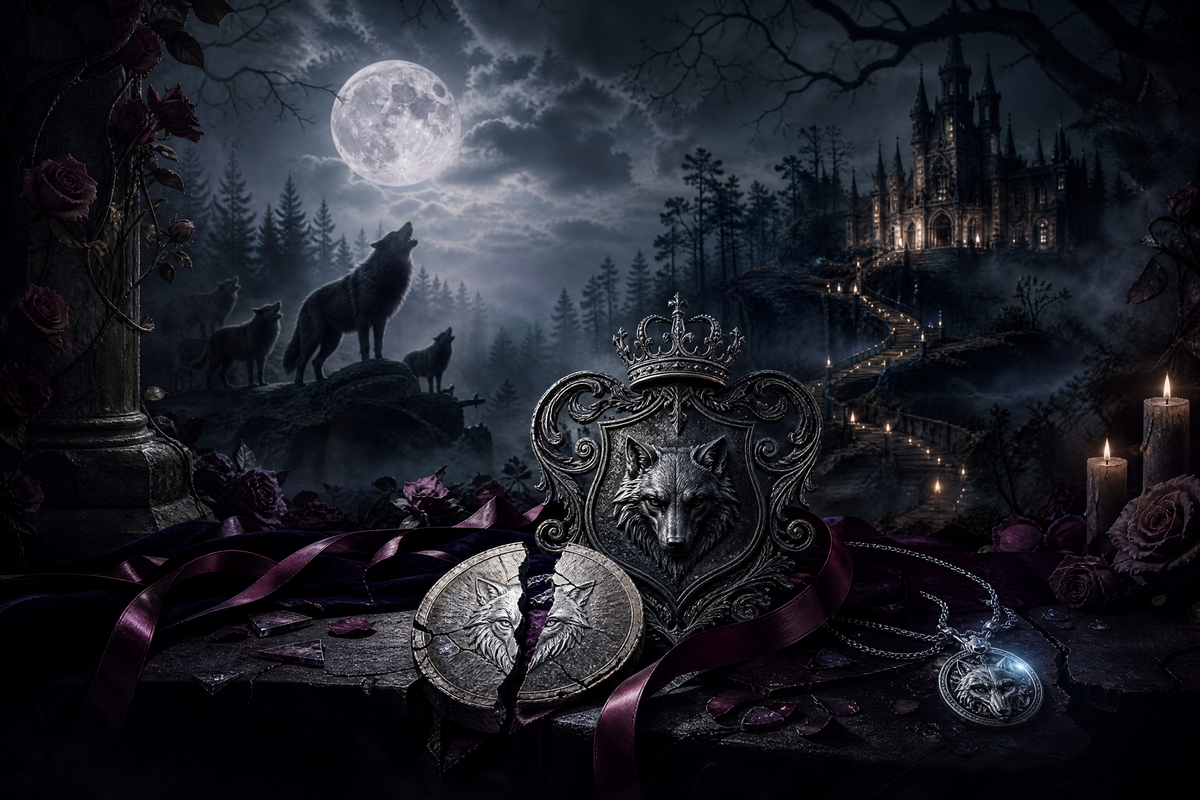 One Night With Ex's Alpha Boss - Moonlit Vice Books mood artwork