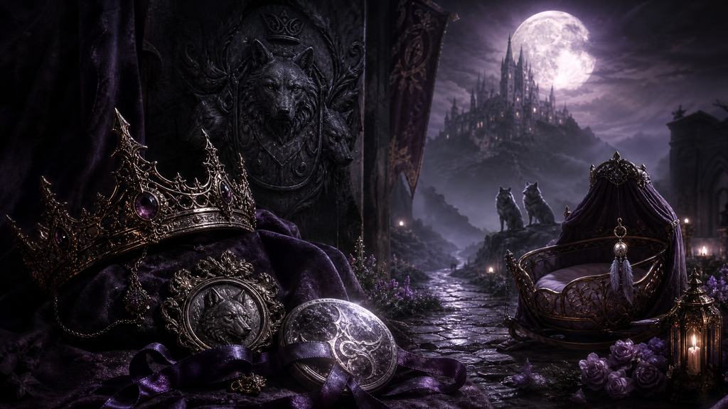 Oops, The Alpha King Wants Me And My Baby! - Moonlit Vice Books blog artwork