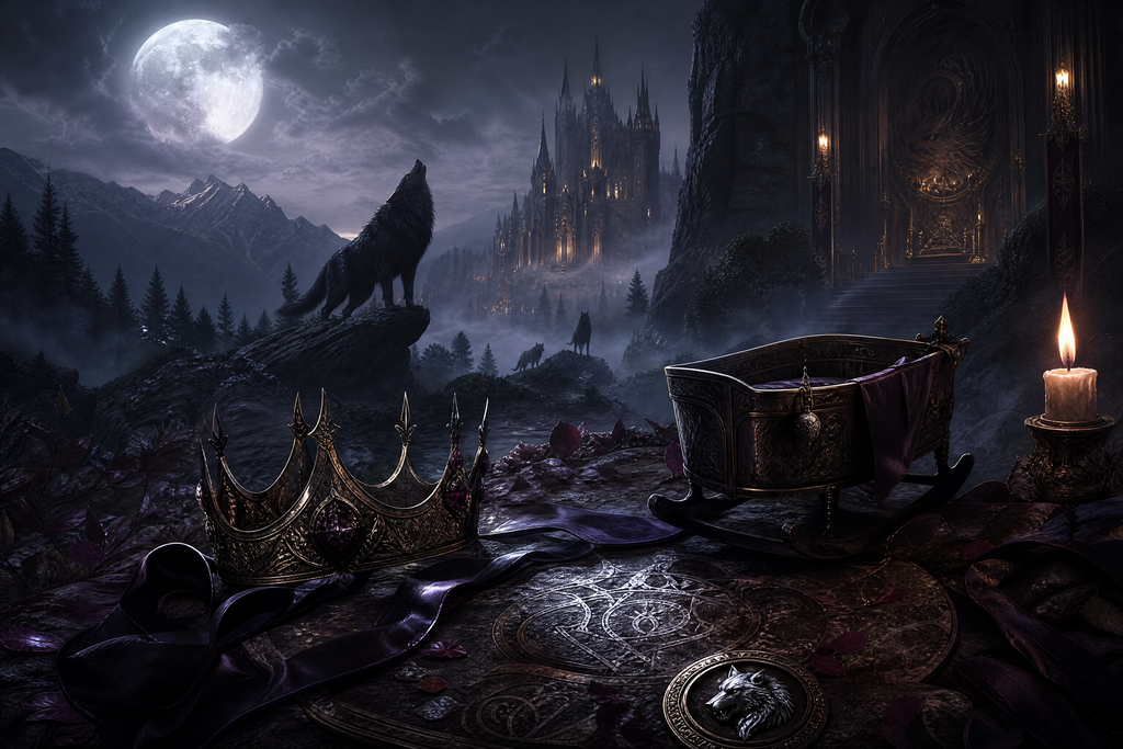 Oops, The Alpha King Wants Me And My Baby! - Moonlit Vice Books mood artwork
