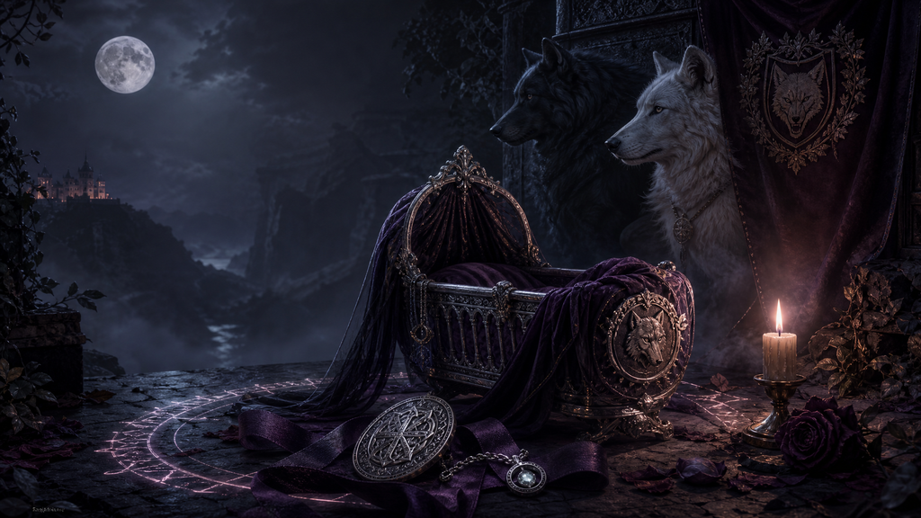 Pregnant After One Night With The Lycan - Moonlit Vice Books blog artwork