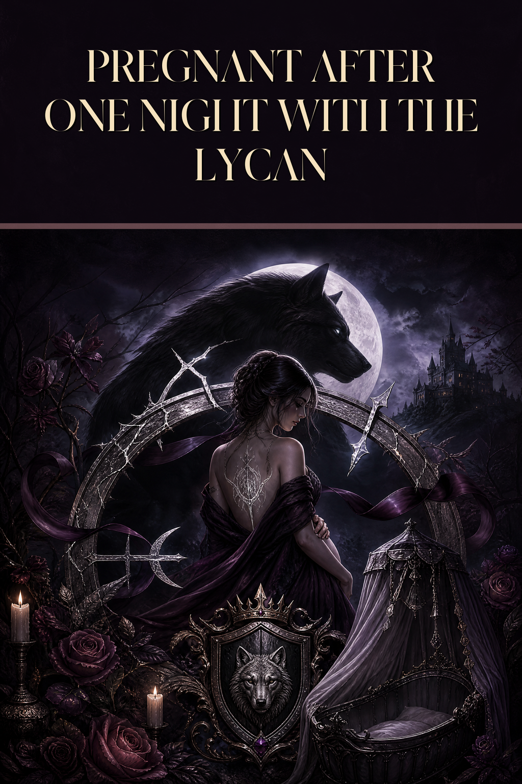 Pregnant After One Night With The Lycan - Moonlit Vice Books cover art