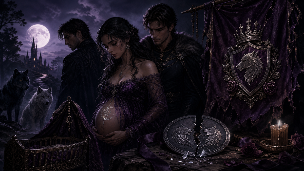 Pregnant And Rejected By My Alpha Mate - Moonlit Vice Books blog artwork