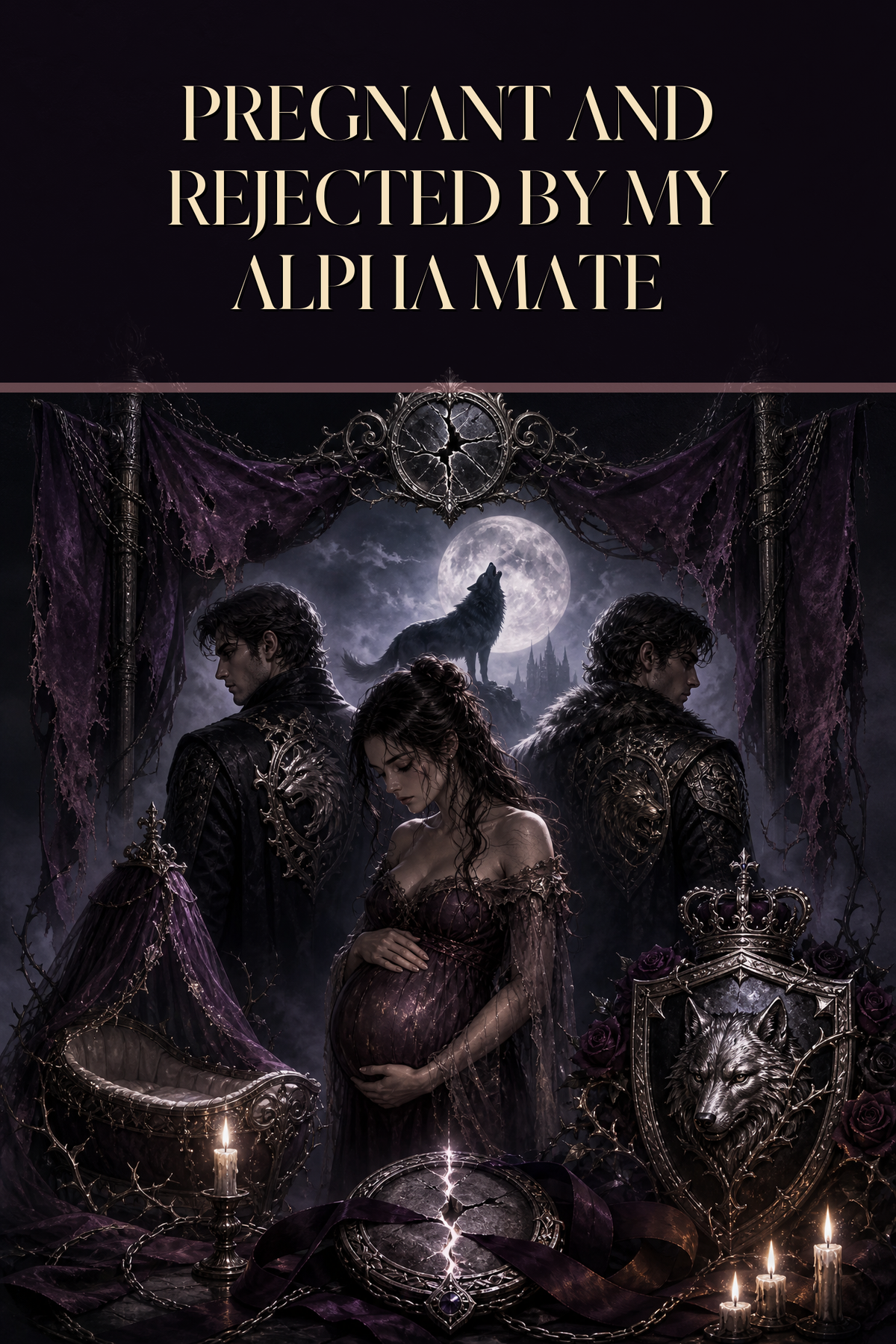Pregnant And Rejected By My Alpha Mate - Moonlit Vice Books cover art