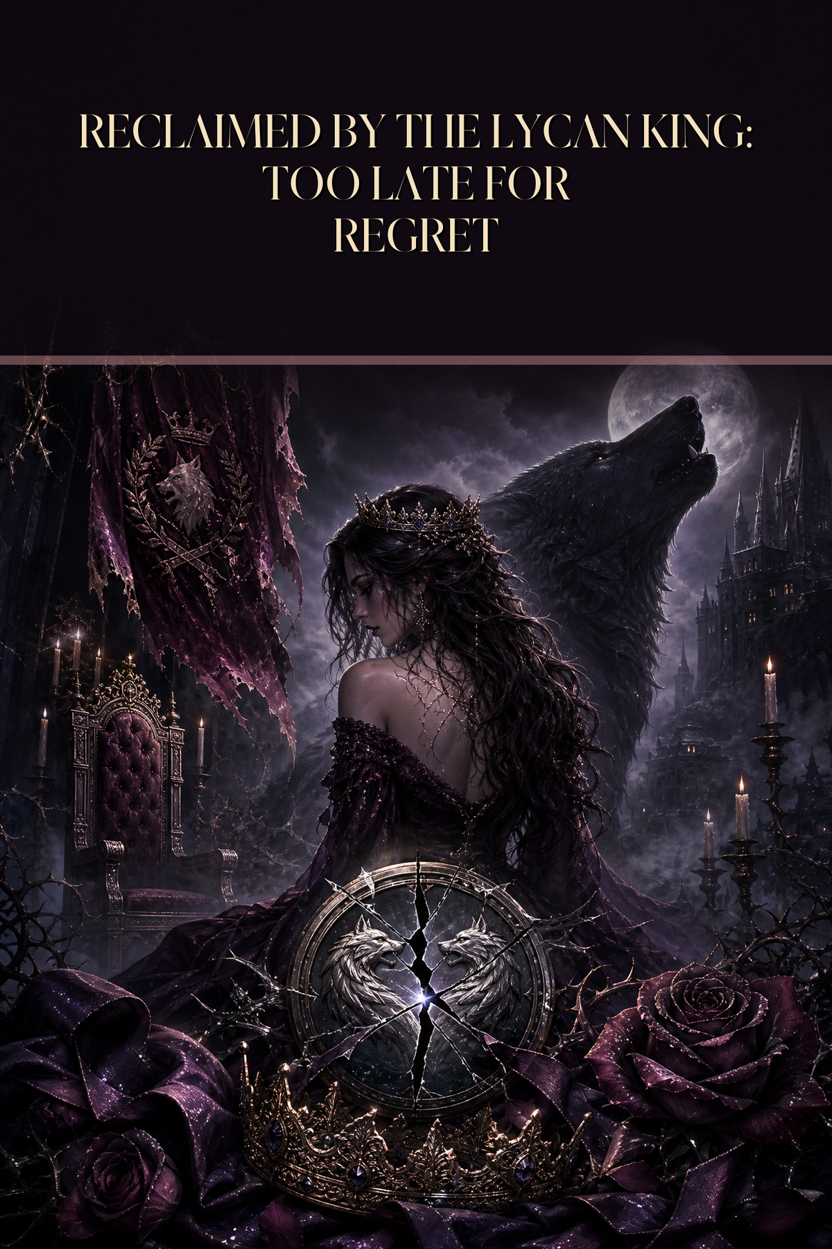 Reclaimed By The Lycan King: Too Late For Regret - Moonlit Vice Books cover art