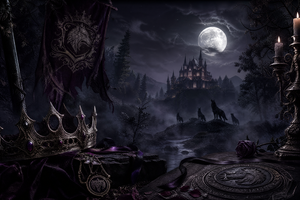 Reclaimed By The Lycan King: Too Late For Regret - Moonlit Vice Books mood artwork