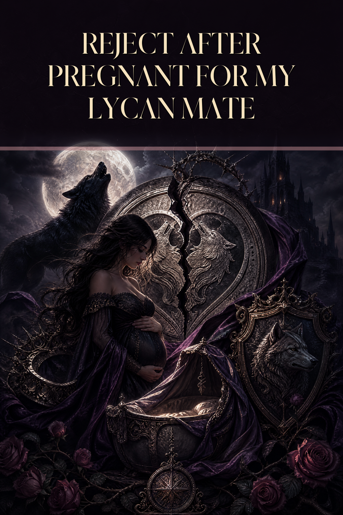 Reject After Pregnant For My Lycan Mate - Moonlit Vice Books cover art