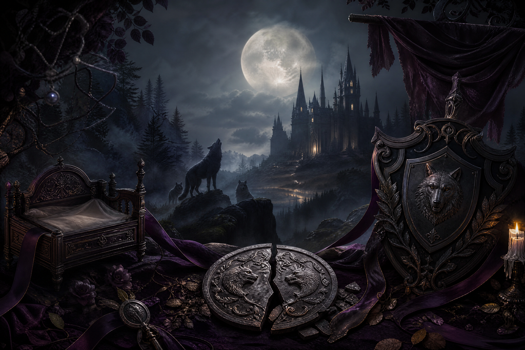 Reject After Pregnant For My Lycan Mate - Moonlit Vice Books mood artwork