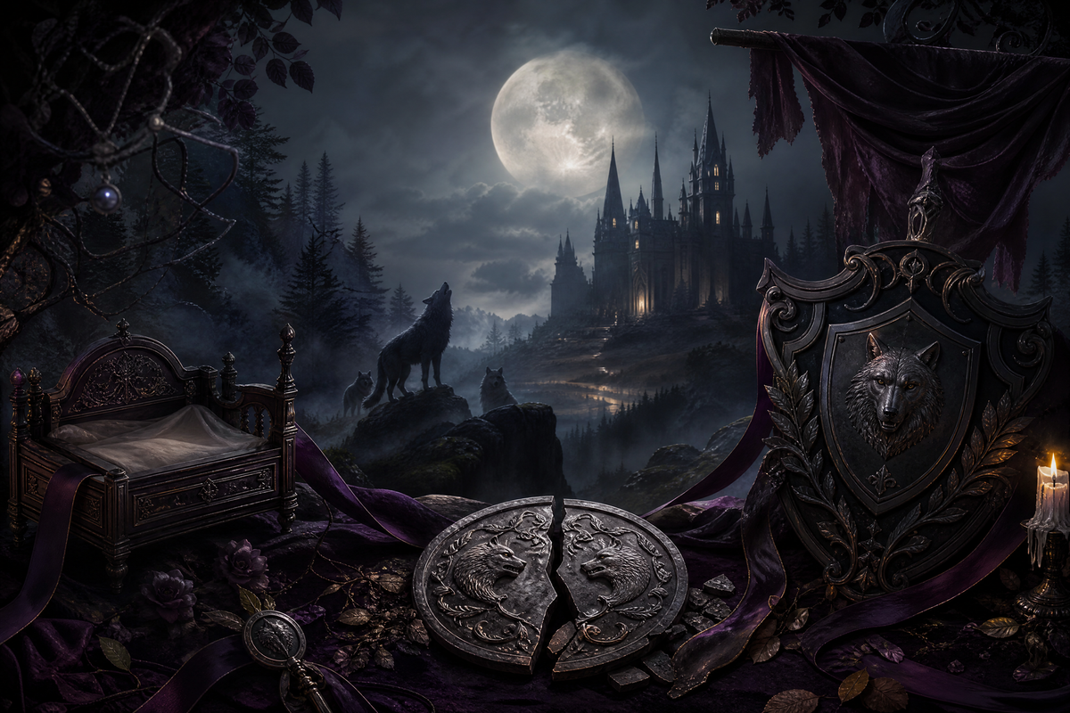 Reject After Pregnant For My Lycan Mate - Moonlit Vice Books mood artwork