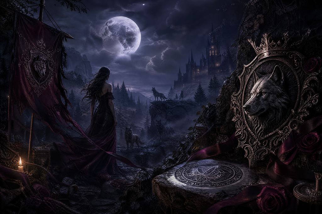 Rejected And Claimed By The Alpha Beast - Moonlit Vice Books mood artwork