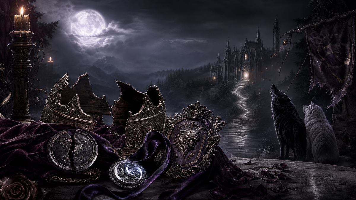 Rejected Their Broken Luna - Moonlit Vice Books blog artwork