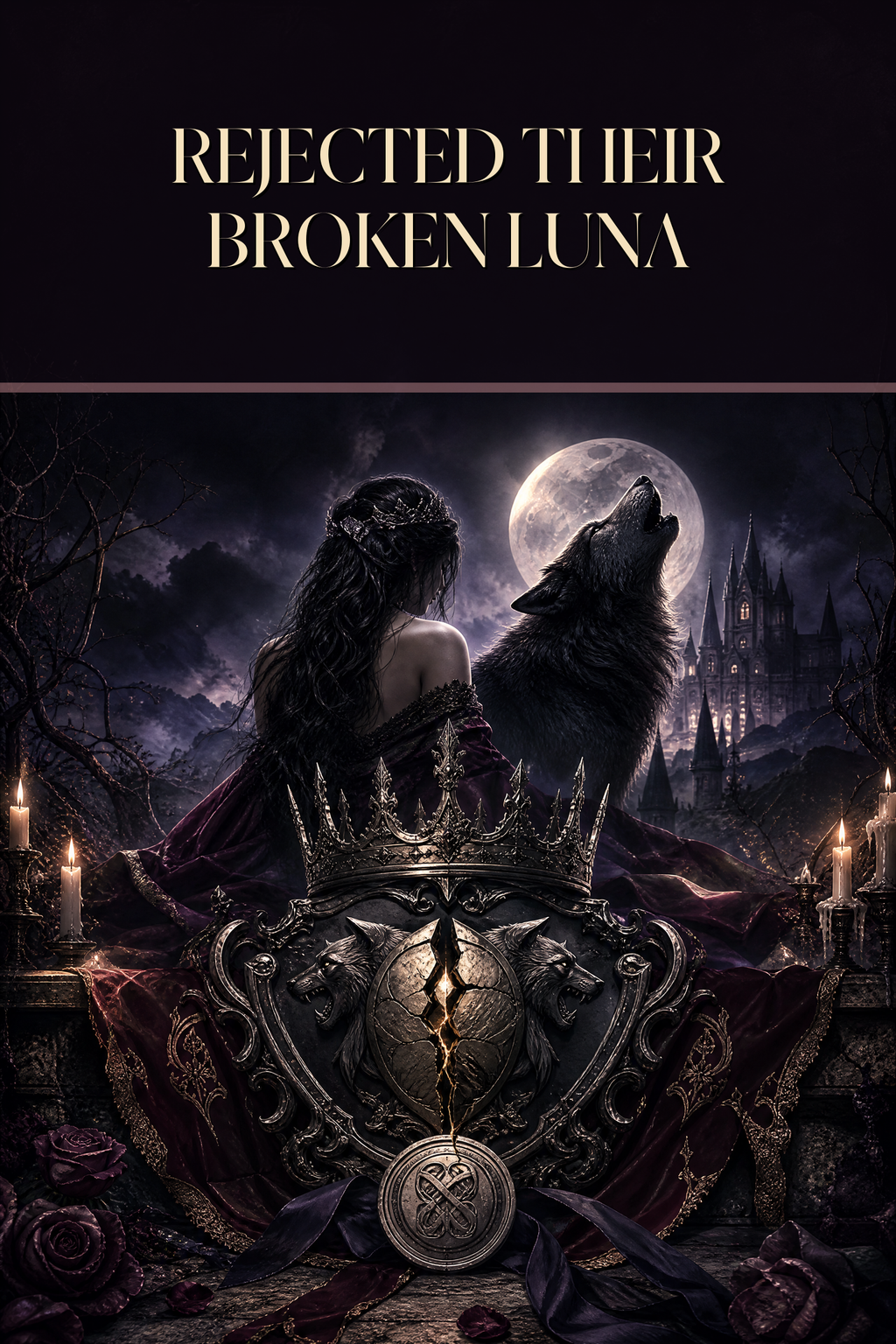 Rejected Their Broken Luna - Moonlit Vice Books cover art