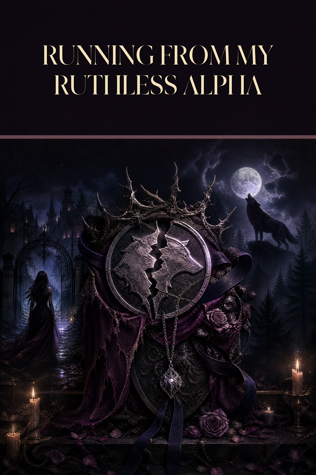Running From My Ruthless Alpha - Moonlit Vice Books cover art