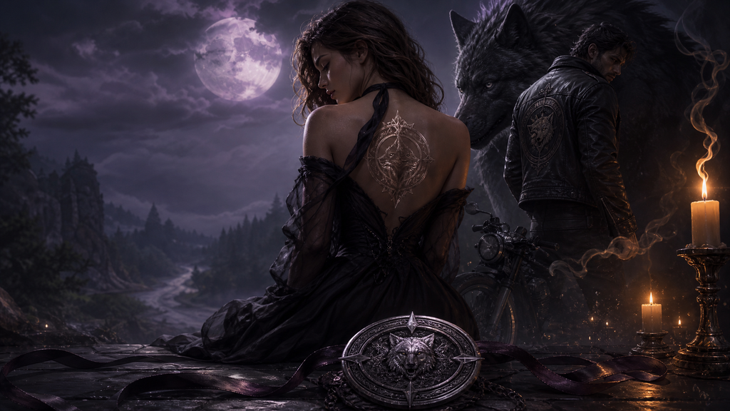 Savage Mc The Biker's Innocent Mate - Moonlit Vice Books blog artwork