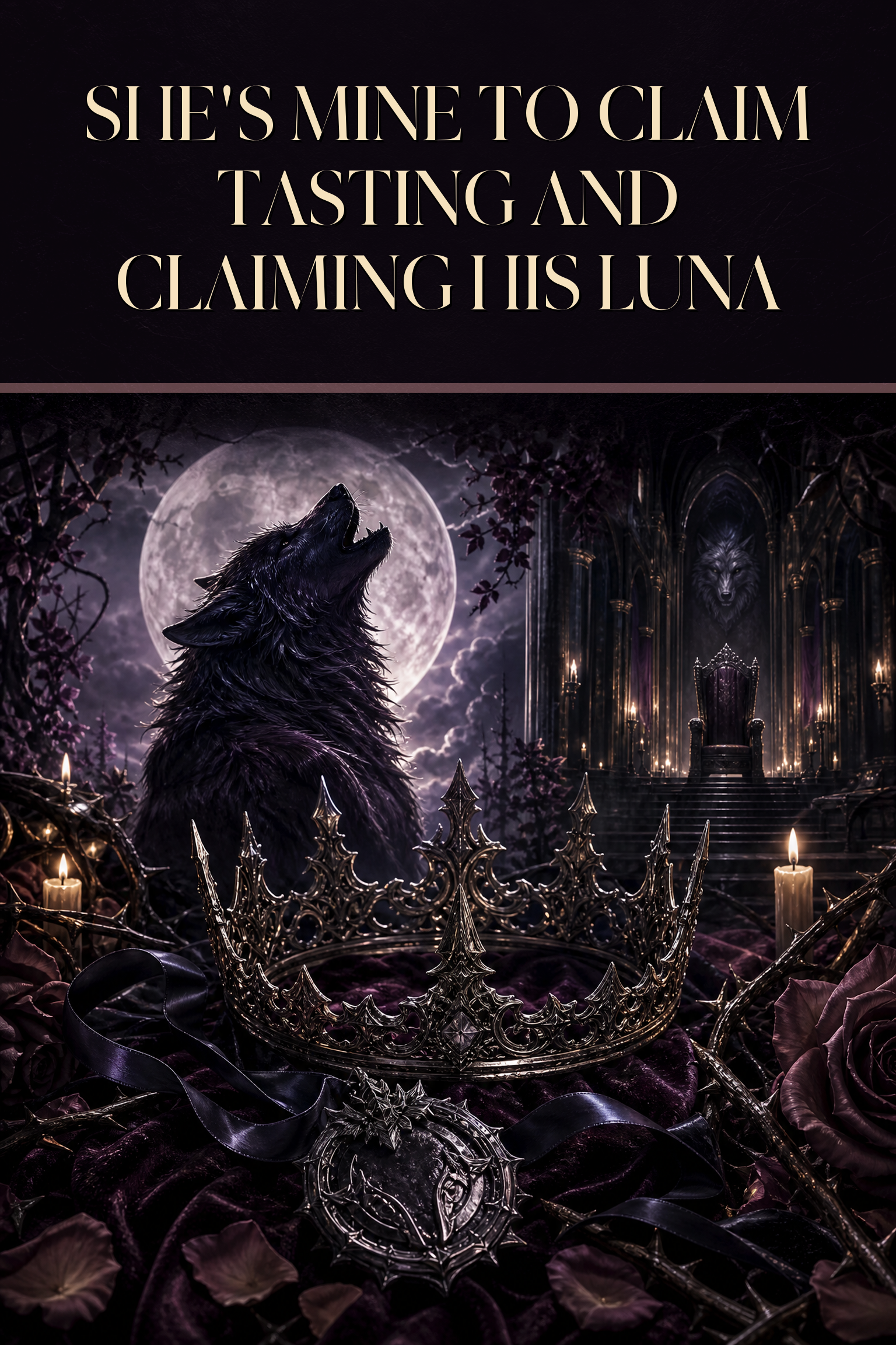 She's Mine To Claim Tasting And Claiming His Luna - Moonlit Vice Books cover art