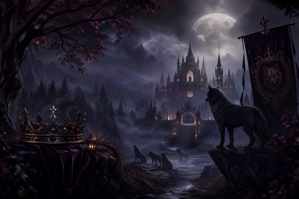 The Alpha King Call Boy - Moonlit Vice Books mood artwork