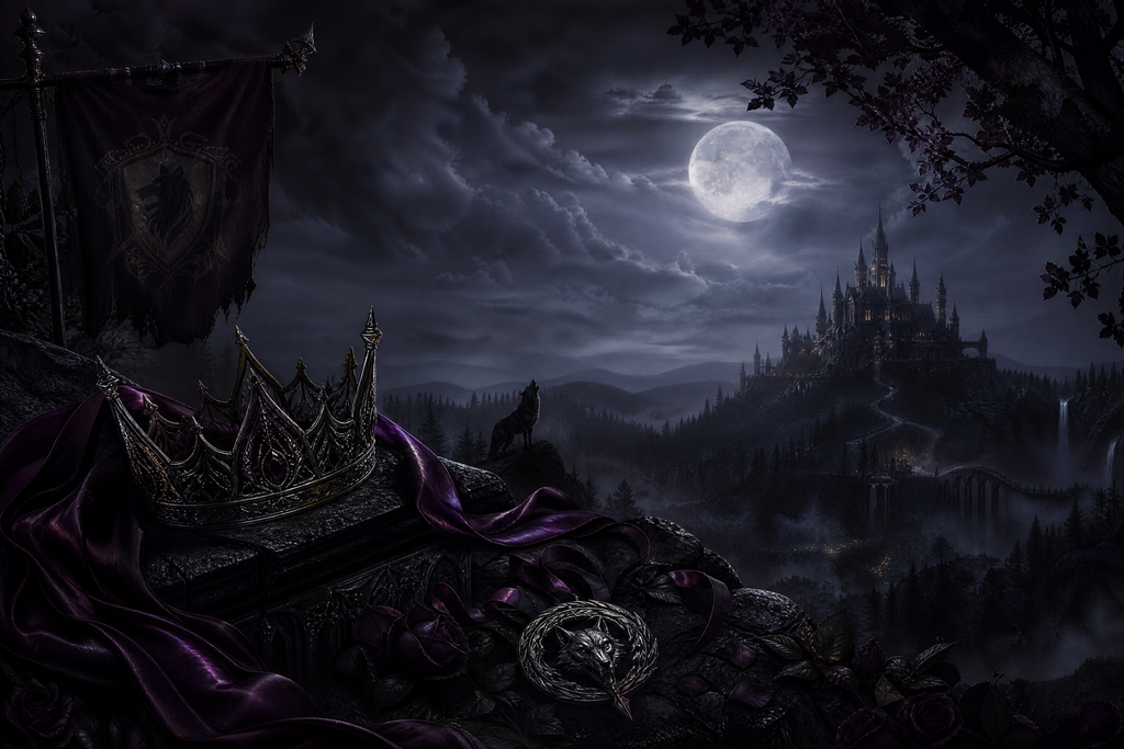 The Alpha King's Claim - Moonlit Vice Books mood artwork