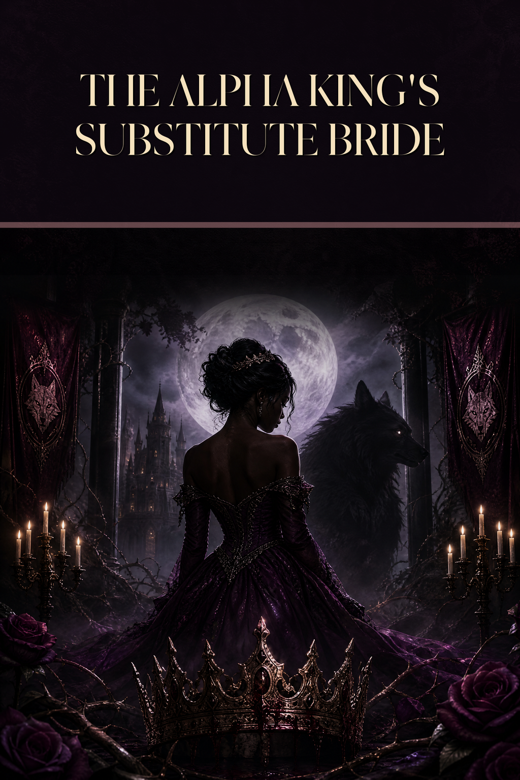 The Alpha King's Substitute Bride - Moonlit Vice Books cover art