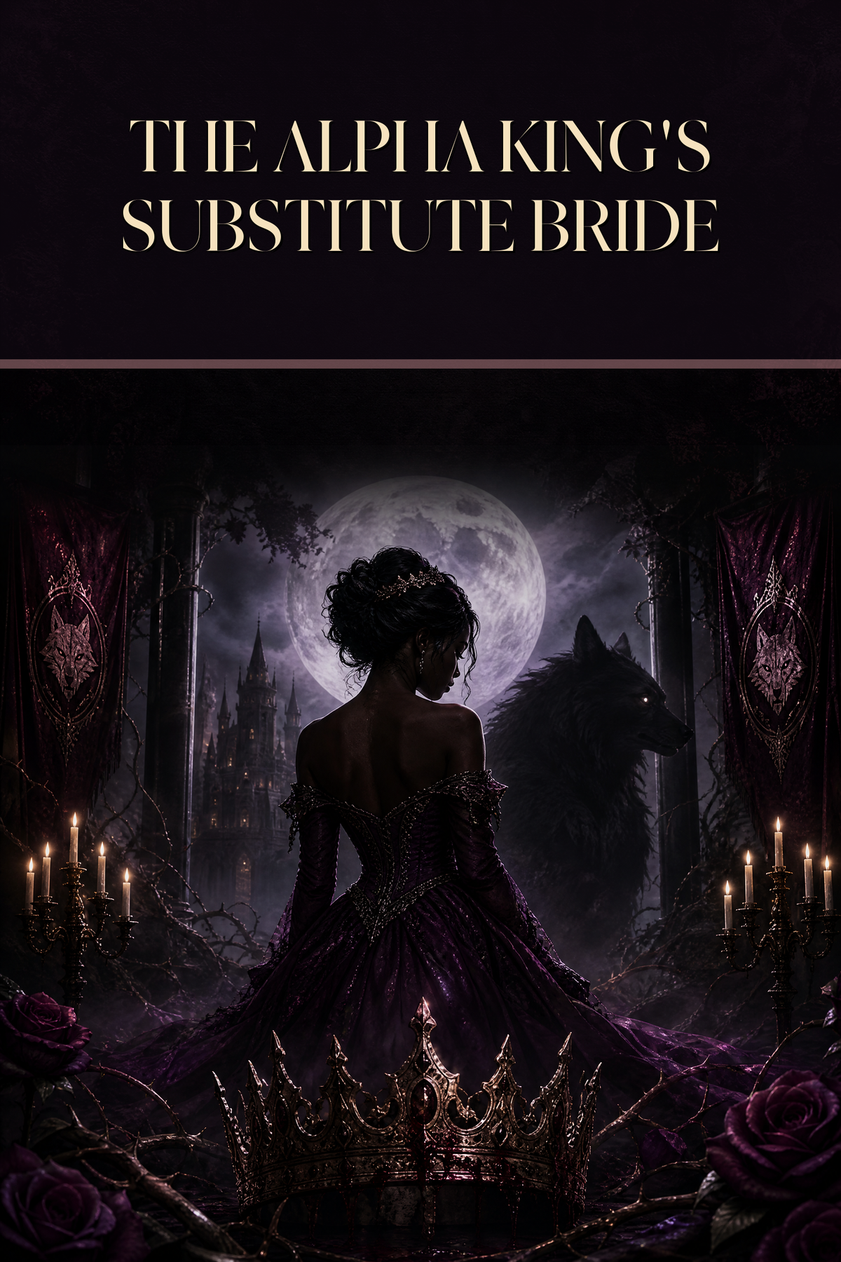 The Alpha King's Substitute Bride - Moonlit Vice Books cover art