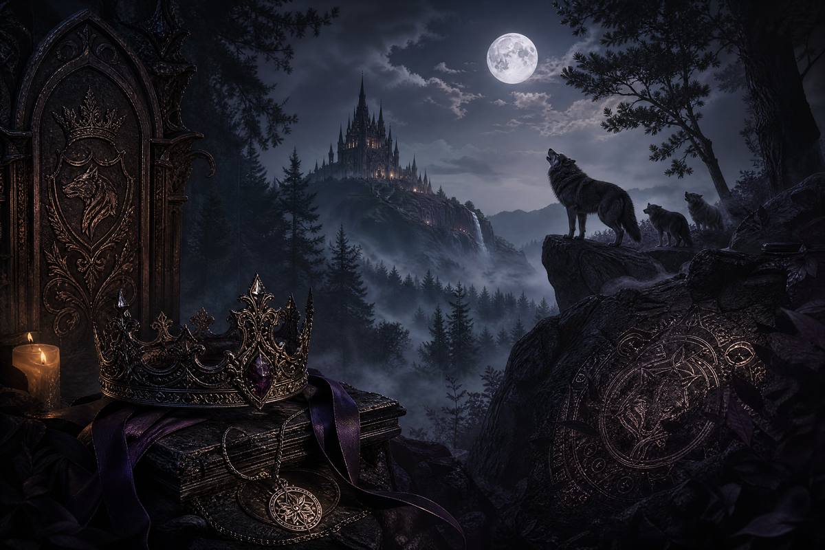 The Alpha Queen's Return - Moonlit Vice Books mood artwork
