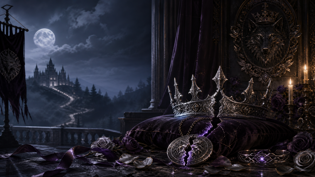 The Alpha's Broken Luna - Moonlit Vice Books blog artwork