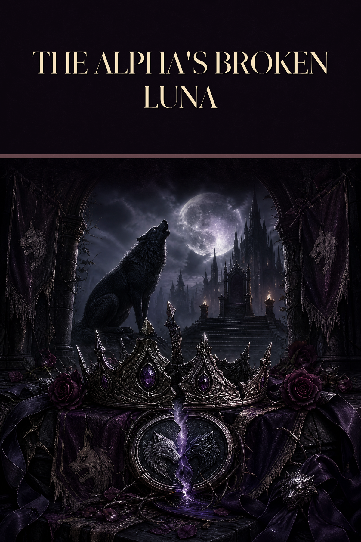 The Alpha's Broken Luna - Moonlit Vice Books cover art