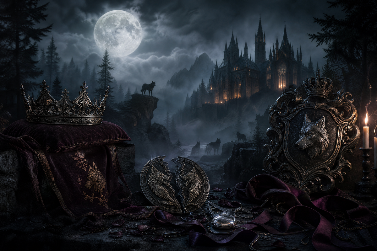 The Alpha's Broken Luna - Moonlit Vice Books mood artwork