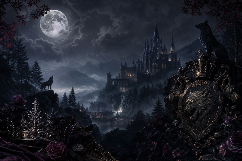 The Alpha's Hidden Heir - Moonlit Vice Books mood artwork