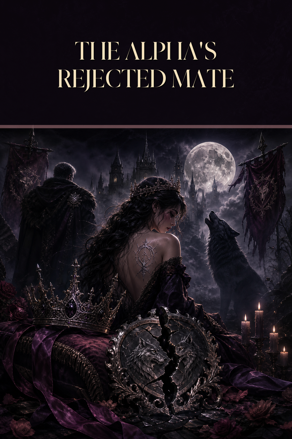 The Alpha's Rejected Mate - Moonlit Vice Books cover art
