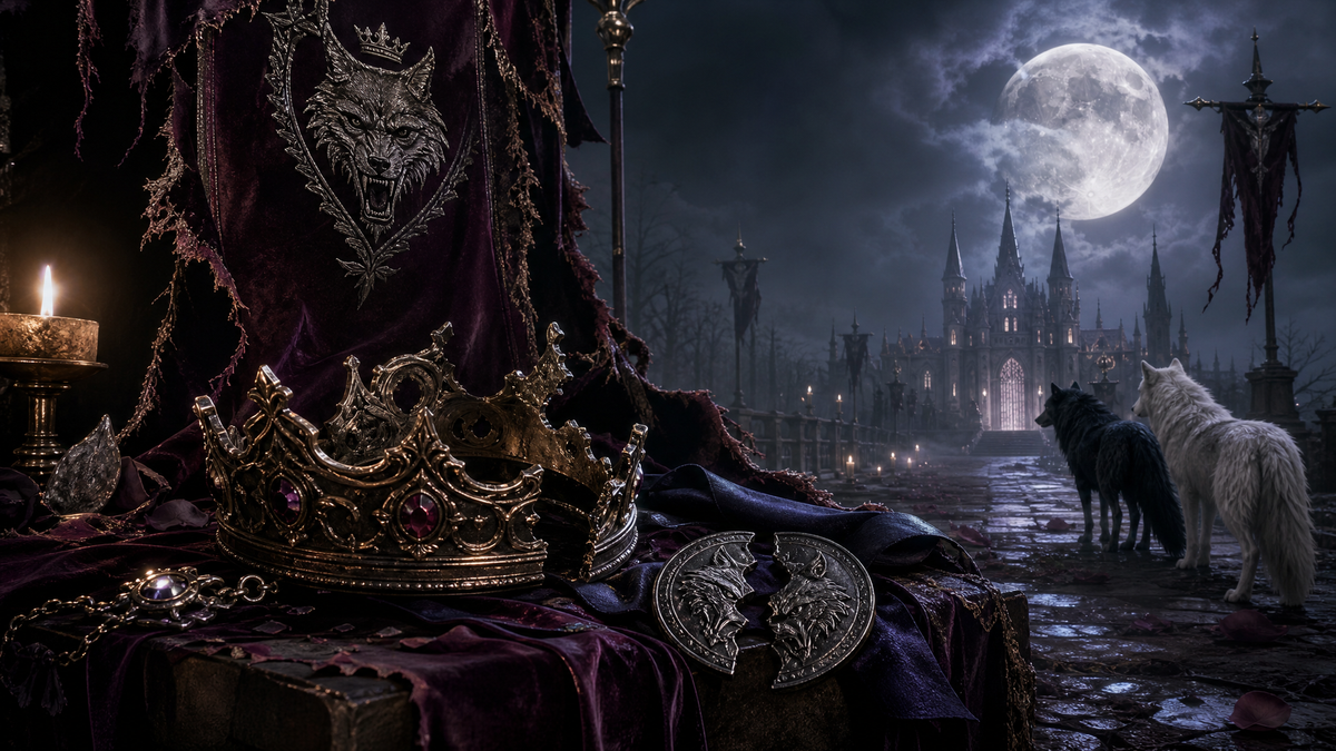 The Betrayed Princess Rising - Moonlit Vice Books blog artwork