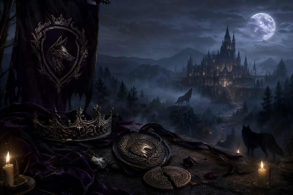 The Betrayed Princess Rising - Moonlit Vice Books mood artwork
