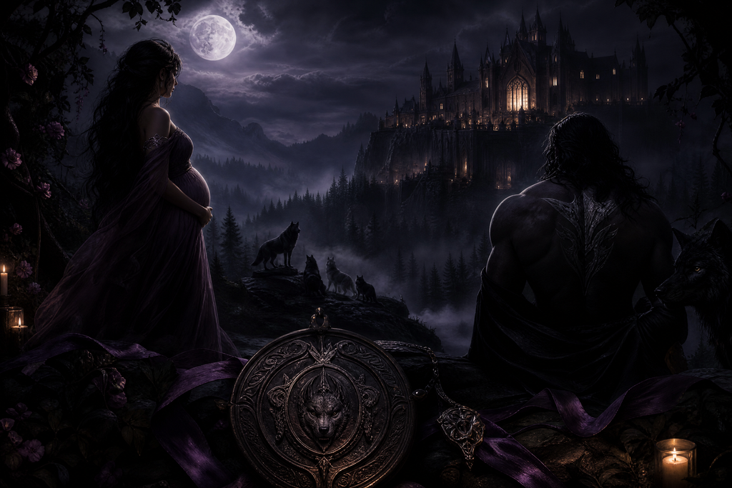 The Cursed Alpha's Fate - Moonlit Vice Books mood artwork