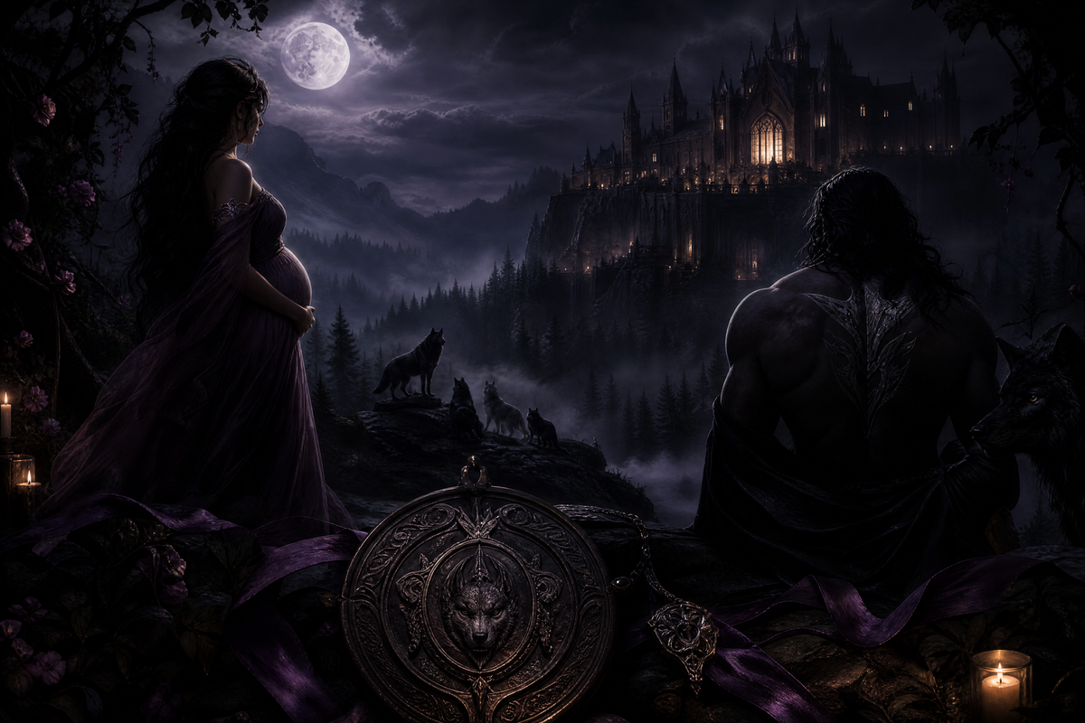 The Cursed Alpha's Fate - Moonlit Vice Books mood artwork