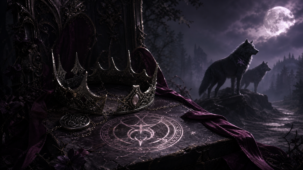 The Cursed Alpha's Mate - Moonlit Vice Books blog artwork