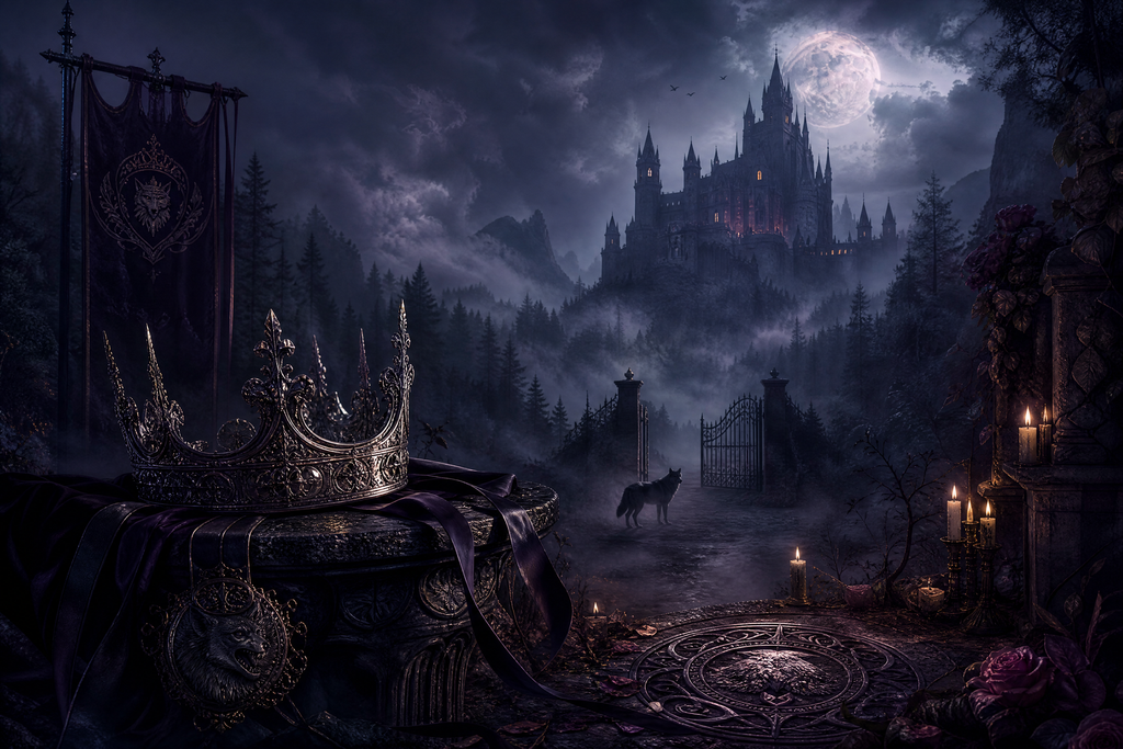 The Forbidden Alpha - Moonlit Vice Books mood artwork