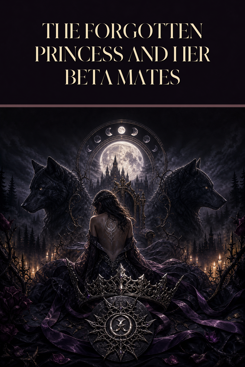 The Forgotten Princess And Her Beta Mates - Moonlit Vice Books cover art