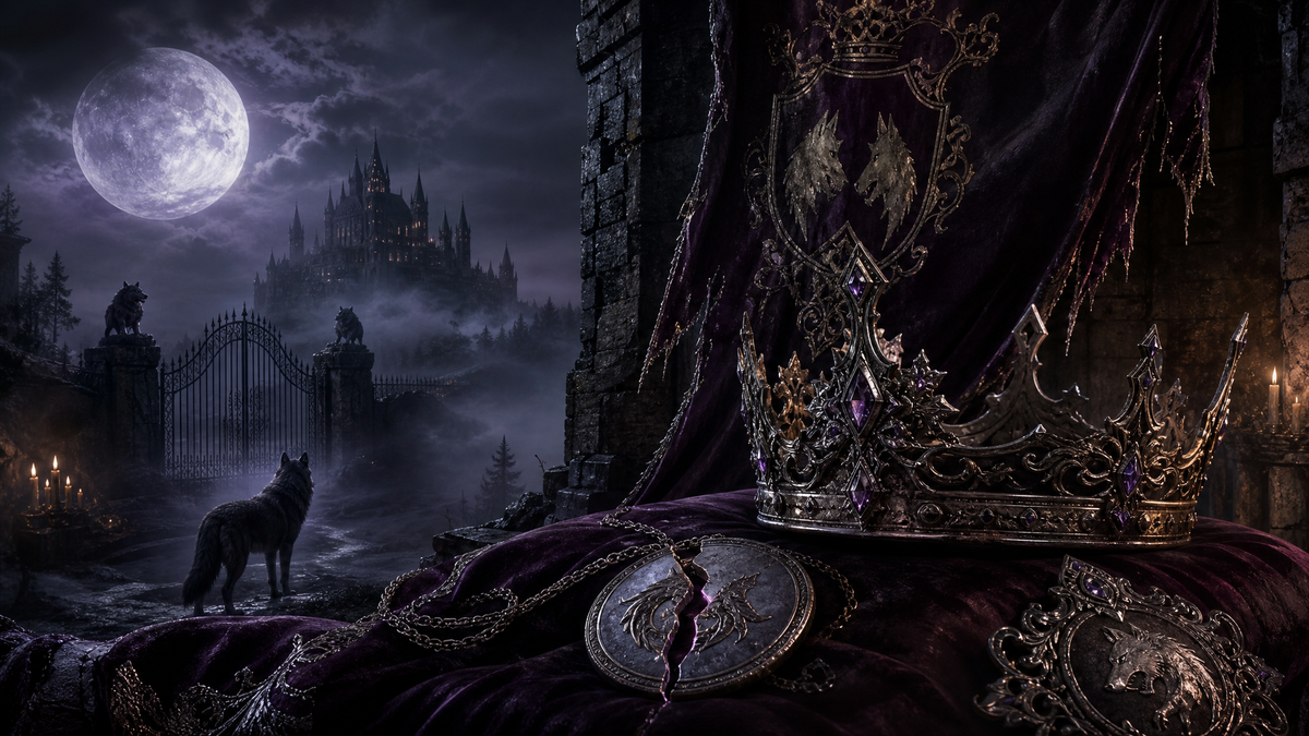 The Hunt For Lycan Queen - Moonlit Vice Books blog artwork