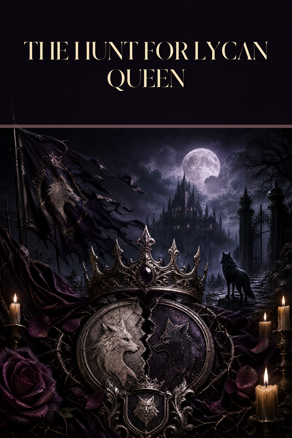 The Hunt For Lycan Queen - Moonlit Vice Books cover art