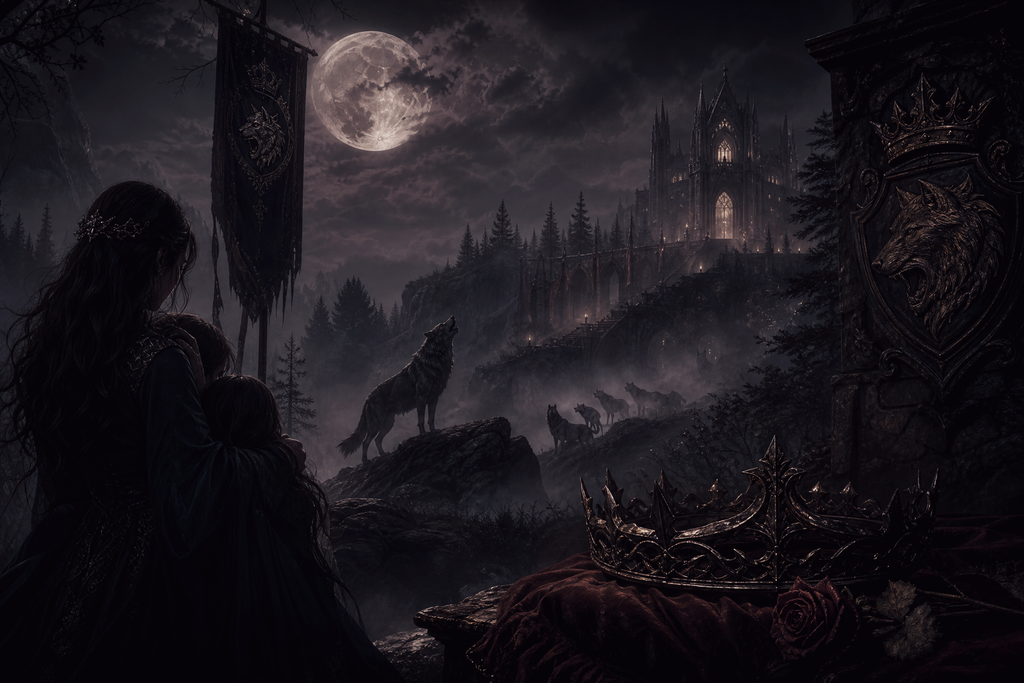 The Luna Choosing Game - Moonlit Vice Books mood artwork