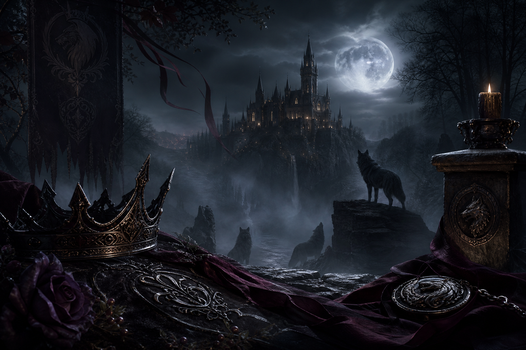 The Lycan Brothers Gifted Mate - Moonlit Vice Books mood artwork