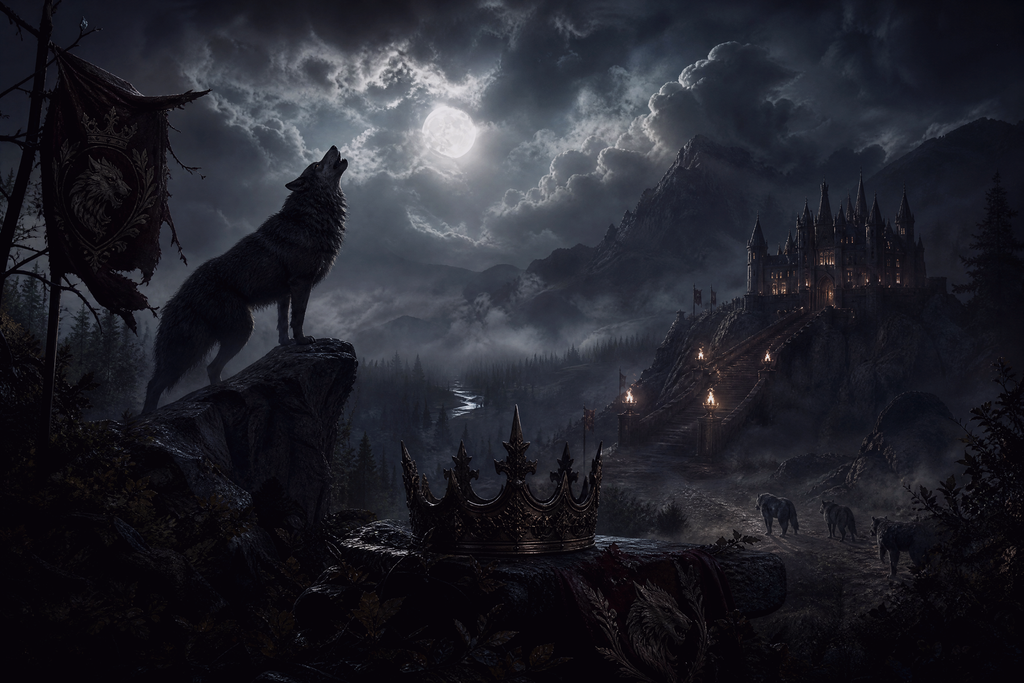 The Lycan King's Army - Moonlit Vice Books mood artwork