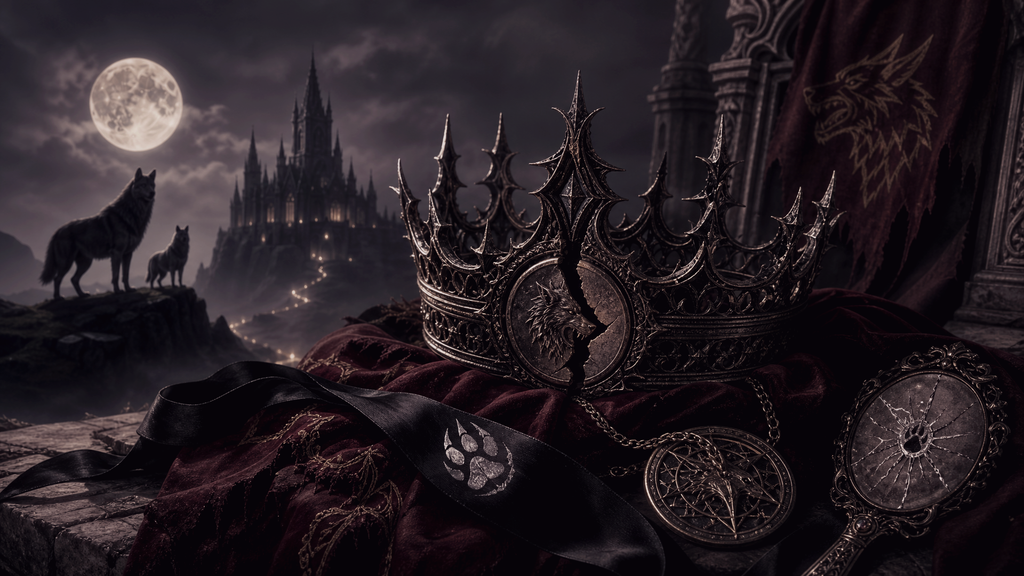 The Lycan King's Defiant Surrogate - Moonlit Vice Books blog artwork