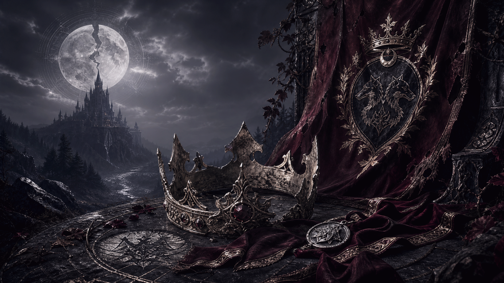 The Lycan King's Treasured Luna - Moonlit Vice Books blog artwork