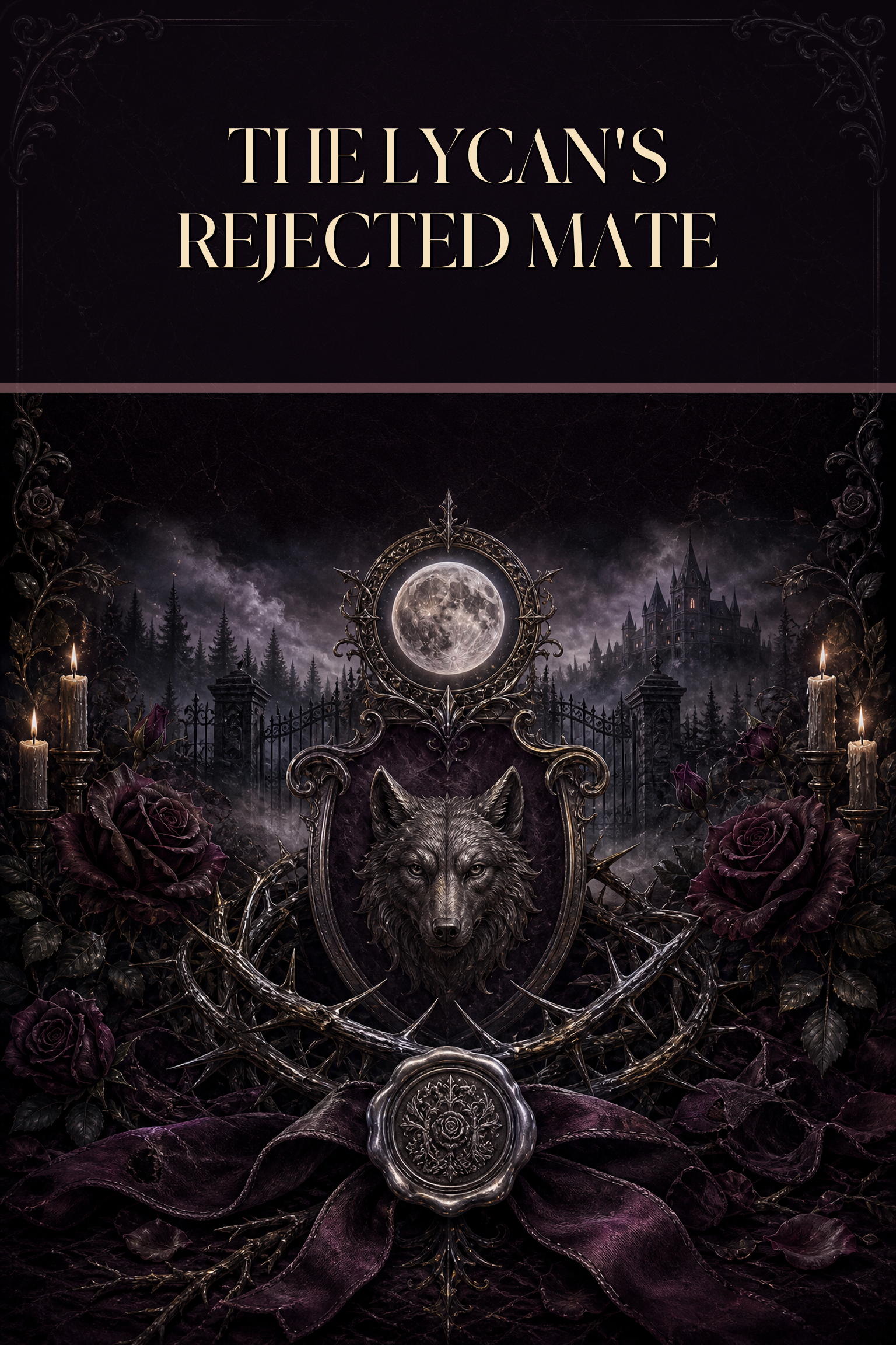 The Lycan's Rejected Mate - Moonlit Vice Books cover art