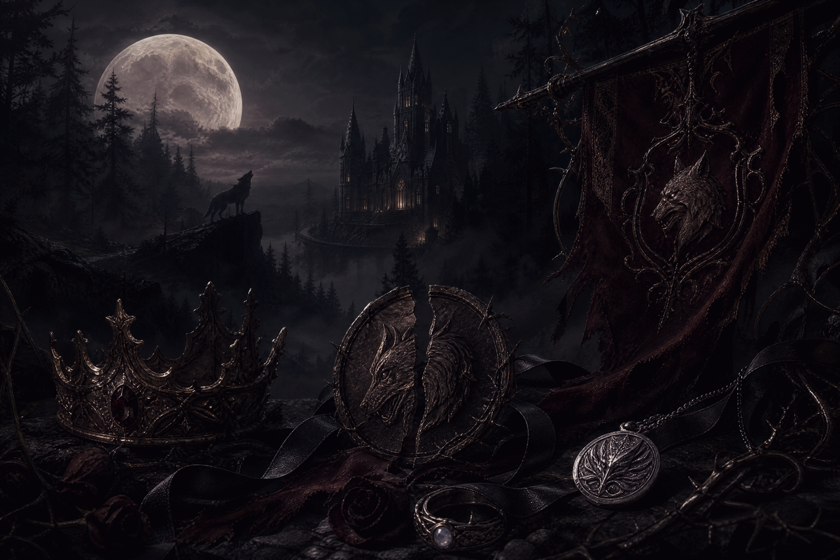 The Proud Luna A Tale Of Rejection And Redemption - Moonlit Vice Books mood artwork